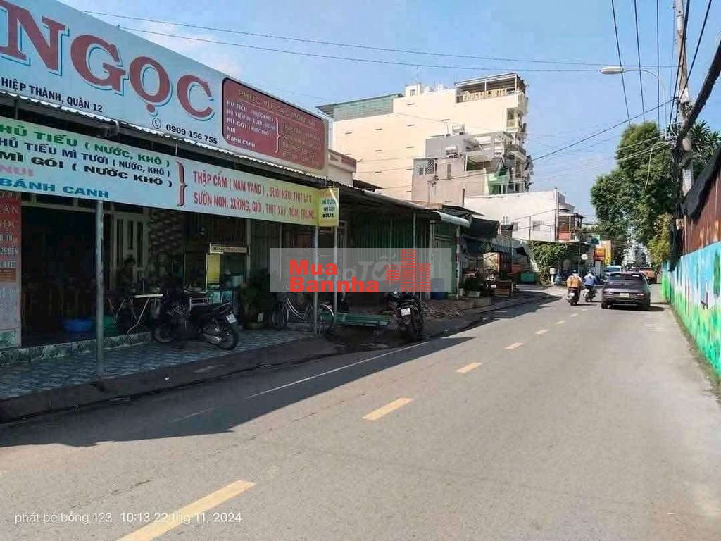 Nhà SHR 580m2 ( 13m Nở Hậu 20m x 40m). Mặt tiền Đường Hiệp Thành 13