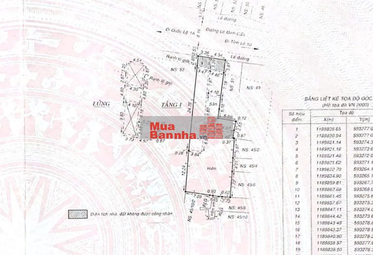 Nhà MTKD Lê Đình Cẩn, thổ cư 426m2, 8 x 40(NH 13m), 35 tỷ(TL). Sổ Hồng