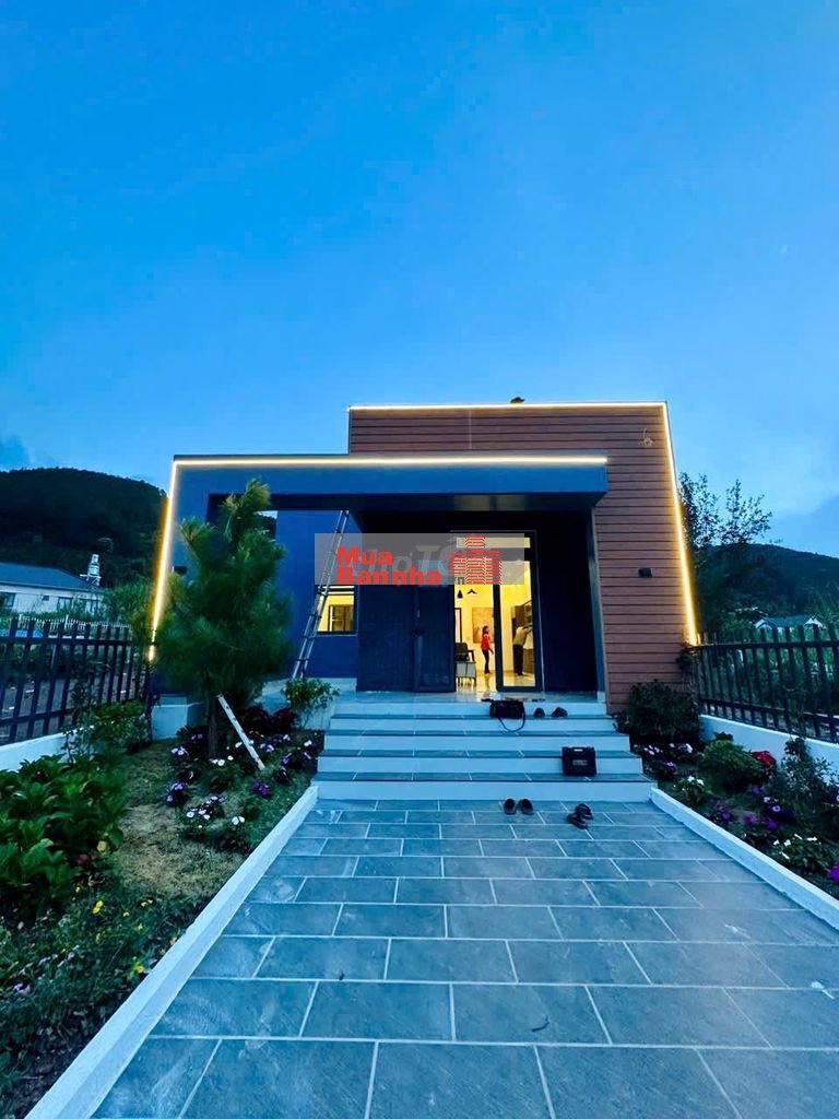 NHÀ NGHỈ DƯỠNG VEN ĐÀ LẠT – FULL NỘI THẤT, VIEW ĐỒI SĂN MÂY