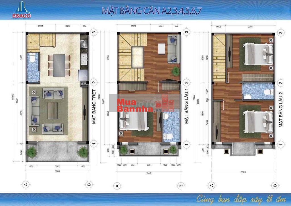 Bán nhà 4 căn 3 tang - 202m2 20x10,2m 18,5 tỷ Q2 sổ hồng đường xe tải