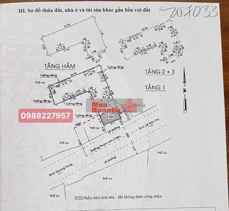 Mặt tiền Phạm Văn Chiêu, ngang 9, sổ 450m2, P14 Gò Vấp