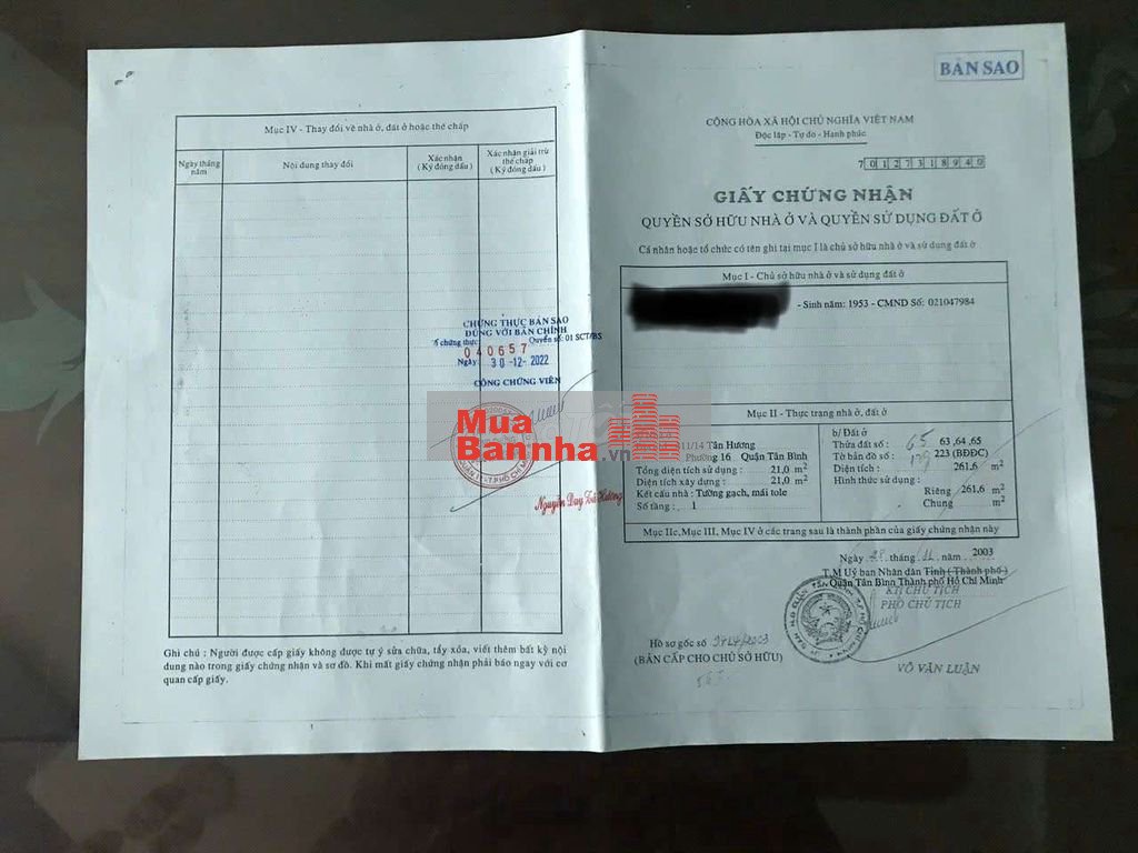 Cần Bán Dãy nhà trọ 13 Phòng chính chủ có TL