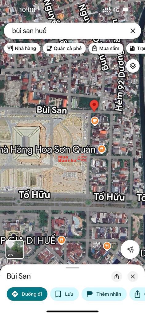 NHÀ MẶT TIỀN 4 TẦNG VIEW CÔNG VIÊN BÙI SAN . VỸ DẠ . HUẾ