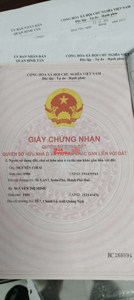 Nhà 5x1m70m2 ở đô thị,Bình Thành,Bình Tân,tphcm. Sổ hồng riêng cầm tay