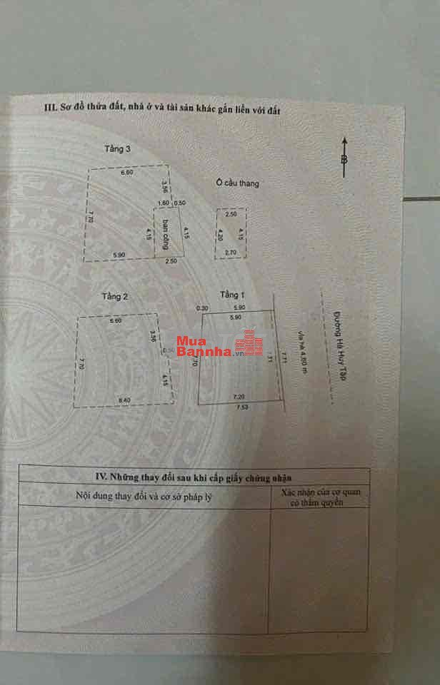 Chính chủ gửi bán nhà 3.5 tầng MT đường Hà Huy Tập,P Thanh Khê.Đà Nẵng