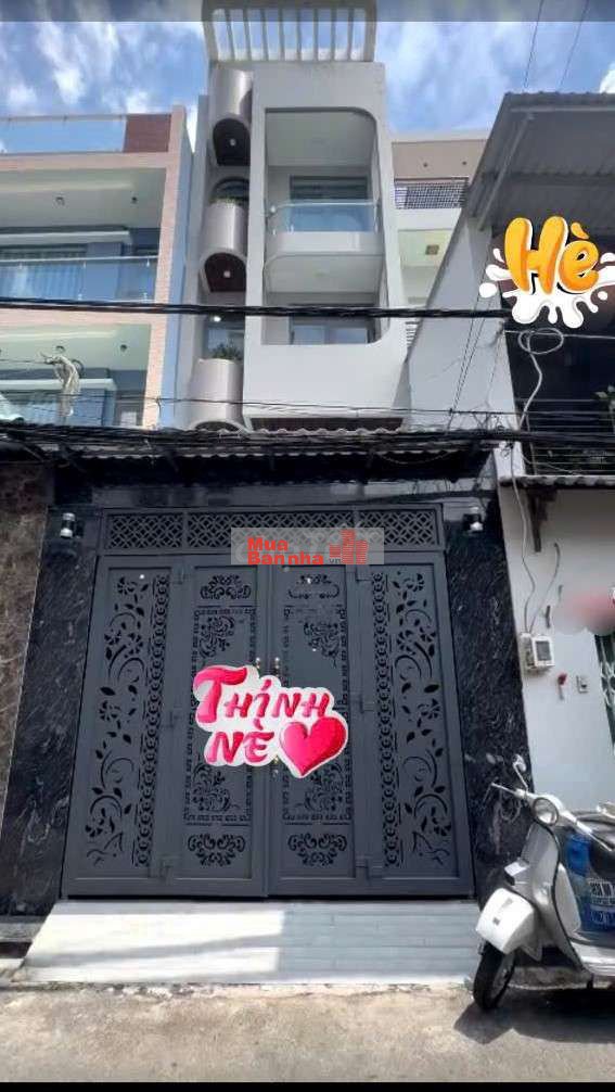 NHÀ MỚI 100% CHƯA QUA SD VITRI ĐẸP KHU DÂN TRÍ CAO . XD 4TẦNG GIÁP TB