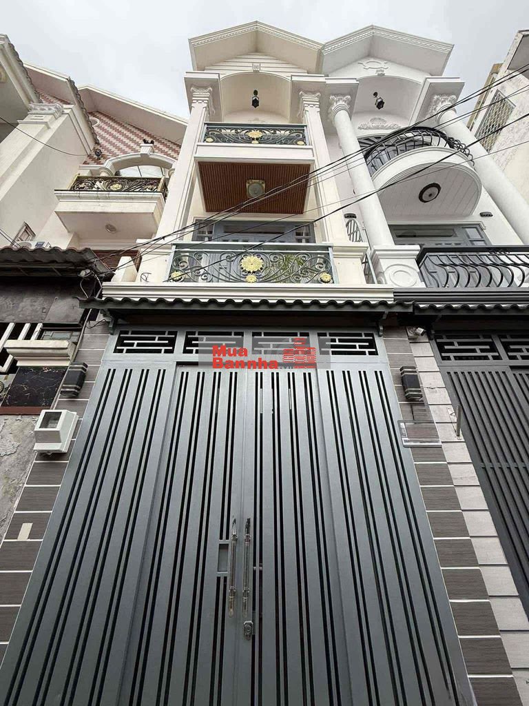 NHÀ MỚI CỨNG - 3 TẦNG BTCT - 5.XX ĐỒNG - HẺM XE HƠI