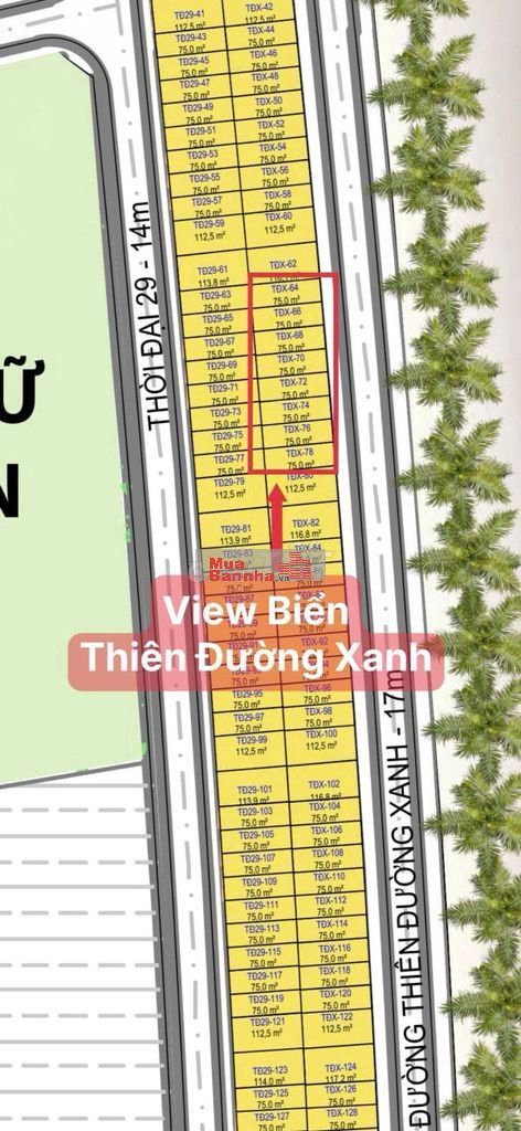 Liền kề 75m2 HOT, Thiên Đường Xanh View Biển, Vinhomes Green Paradise