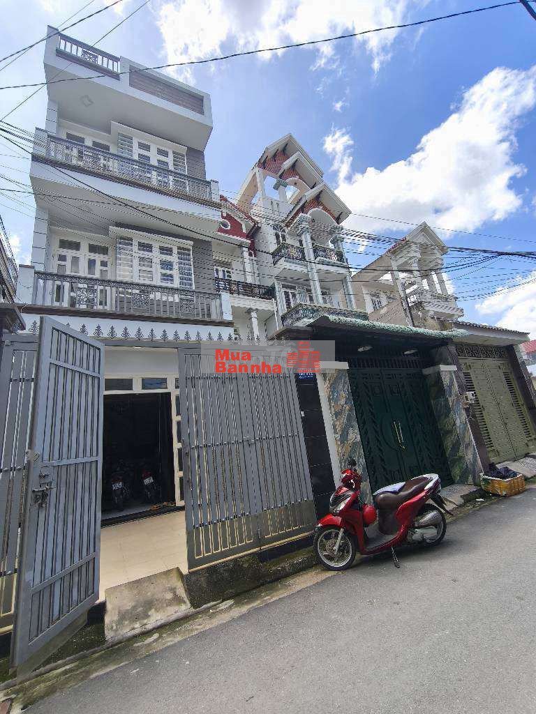 NHÀ 4 TẦNG,DTS 400M2, 6 PHÒNG, Thới An. Q12 chỉ 7 tỷ