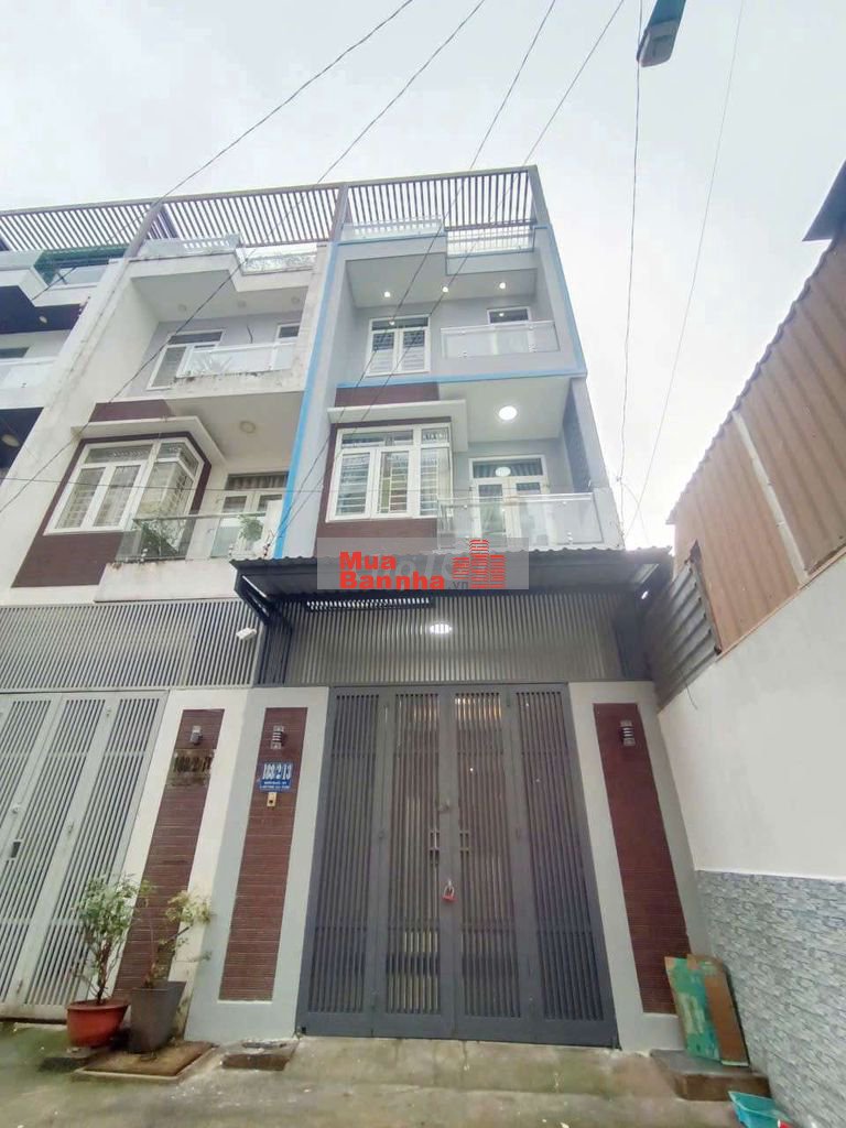 Bán nhà 4x13m đúc 4 tầng, Nguyễn Thị Kiểu sát Tiểu học Lê Văn Thọ