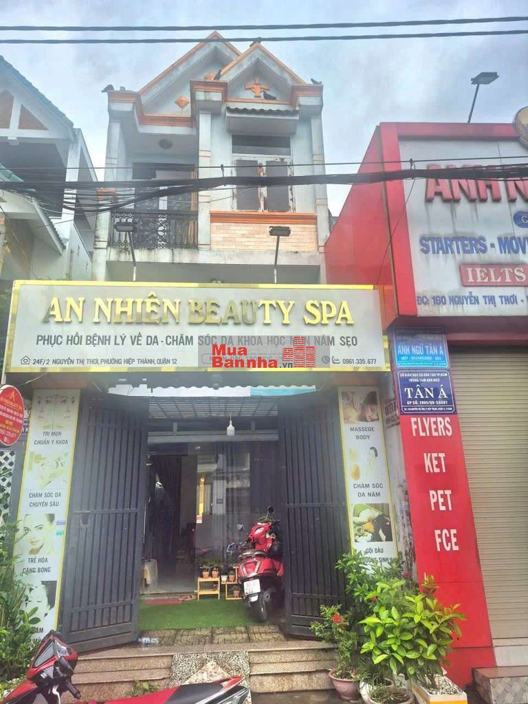 Nhà mặt tiền 4x15m 1lững 1lầu Nguyễn Thị Thơi
