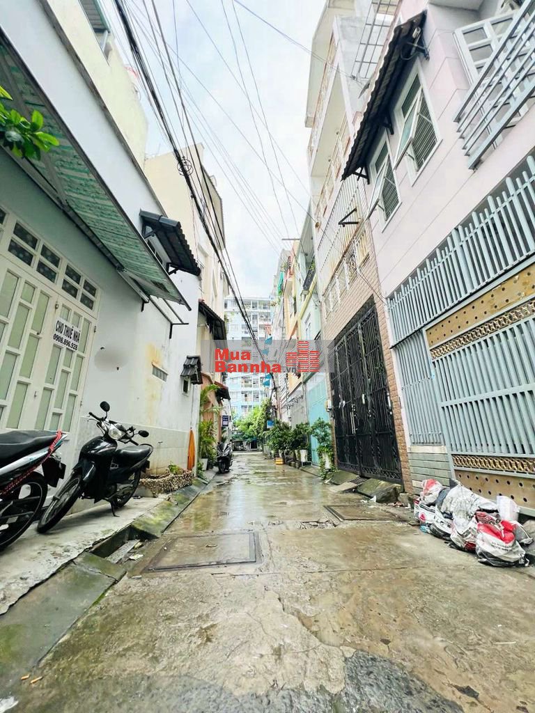 BÁN NHÀ 2 MẶT HẺM 4M, TÂY THẠNH, NỞ HẬU, GIÁ: 3TY950 TL