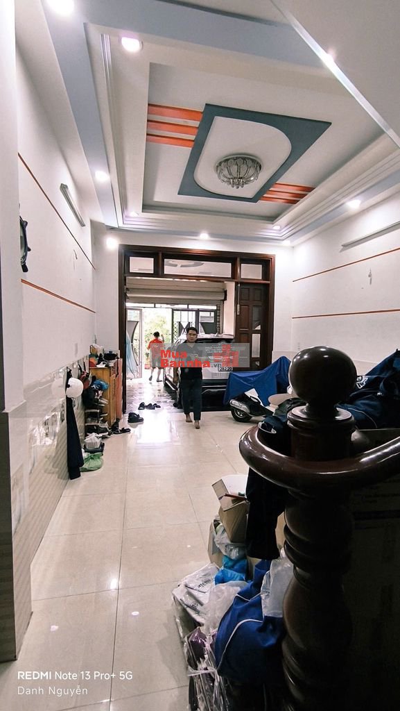 BÁN NHÀ HẺM 8M, NGÃ TƯ GÒ MÂY, 4X17, 1TR 2 LẦU 5PN, GIÁ 5TY5 TL