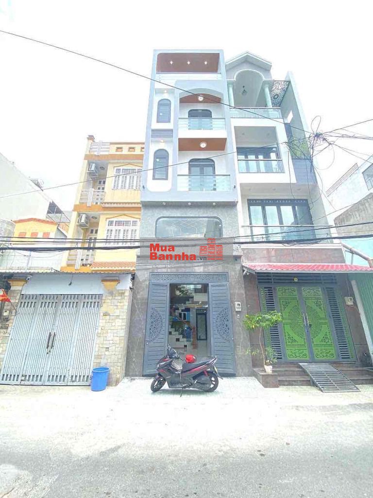 NHÀ MỚI 4 LẦU ĐƯỜNG NHỰA XE TẢI. GẦN NGAY NGÃ TƯ 4 XÃ