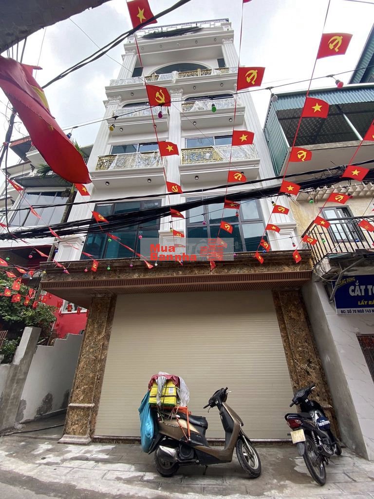 Bán nhà mặt ngõ thông ô tô Vĩnh Hưng: 35m2, 5 tầng, full nội thất