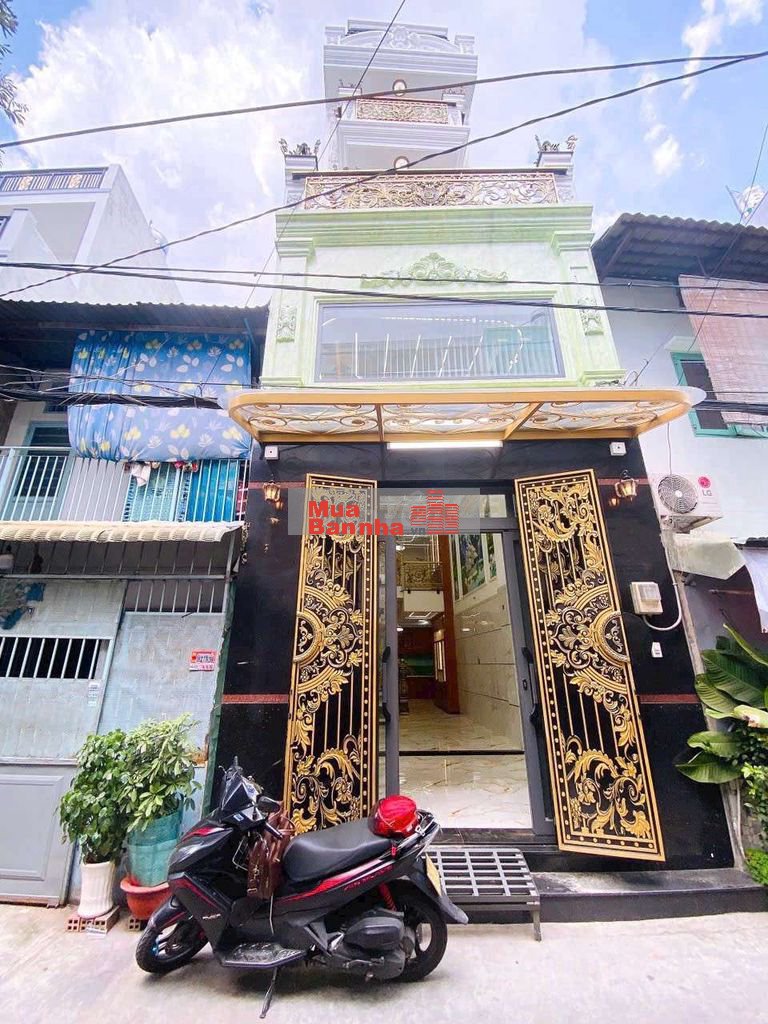 🔥Bán nhà đường Bình Trị Đông: 4mx16m( nở hậu) đúc 1 lửng 3 lầu