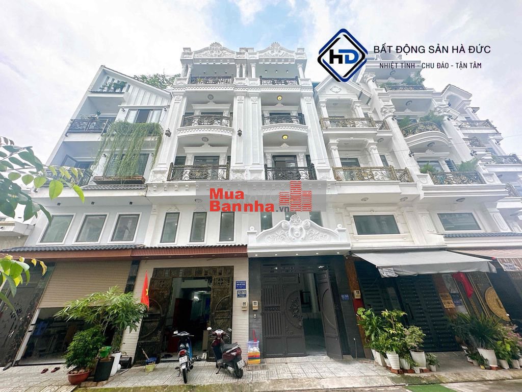 Nhà trệt lửng 3 lầu hẻm nhựa 8m có vỉa hè điện nước âm