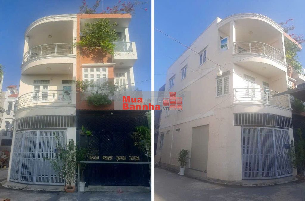 Bán Nhà Căn Góc 1 trệt 2 lầu p.Bình Chiểu, Hẻm thông đường nhựa 6m