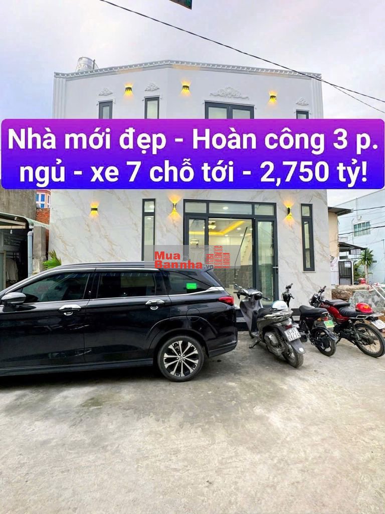 BÁN NHÀ MỚI ĐẸP - 3 PHÒNG NGỦ - KẾ CHỢ AN HOÀ