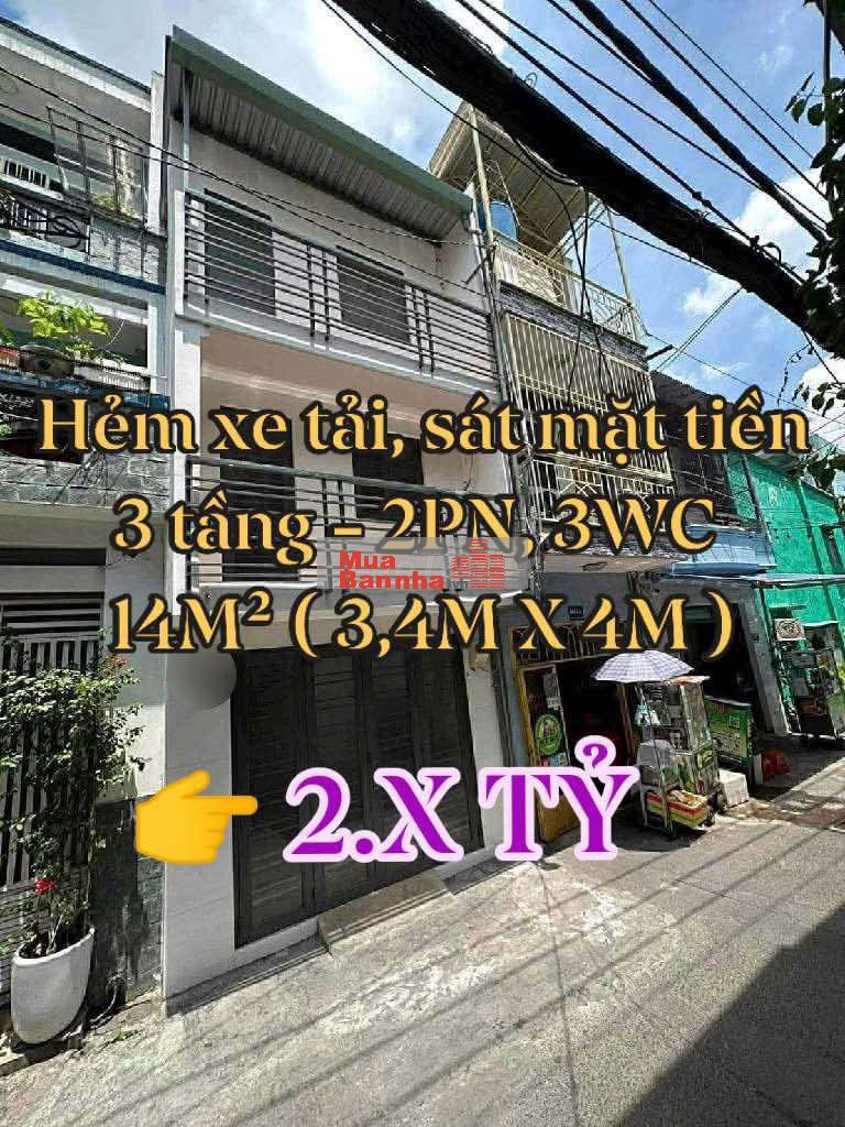 Bán nhà Tân Phú, Hẻm xe tải, 1 sẹc, sát mặt tiền Đường số 27 - 363