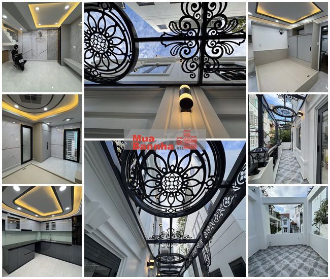 Bthự mini tkế Tân Cổ Điển mặt tiền thụt (sát và liền kế) Đoàn Thị Điểm