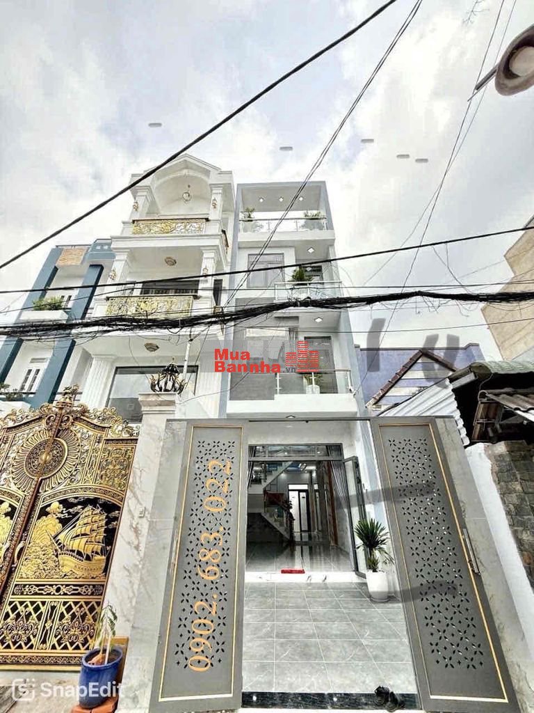 Bán nhà xây mới 4x19m.Xây 3 Lầu hẻm ô tô Đường TA16,phường Thới An.Q12