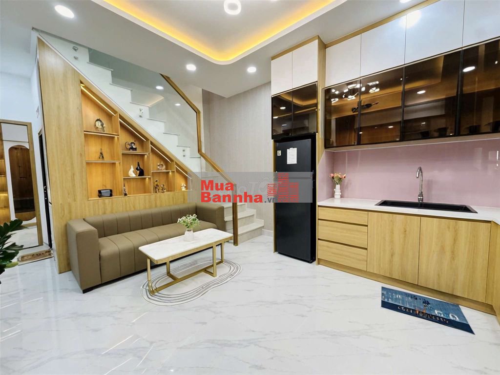 CHỢ BÀ CHIỂU - 2 Tầng - Nhà Đẹp Tặng Nội Thất