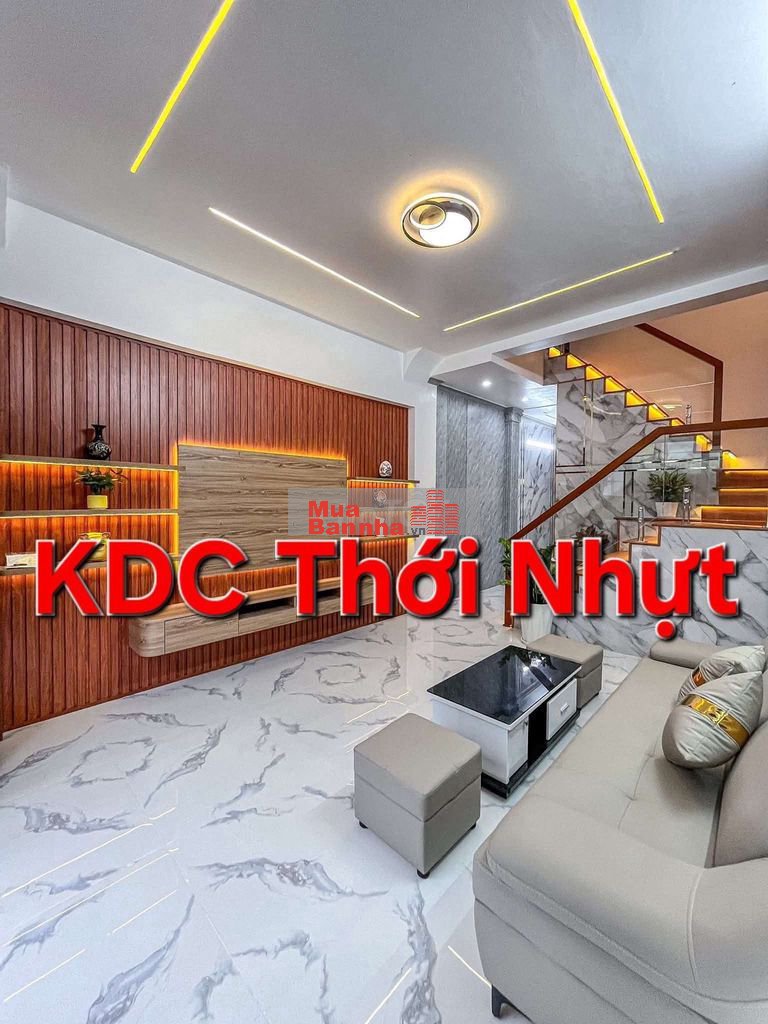 NHÀ XÂY MỚI 100% - KDC THỚI NHỰT