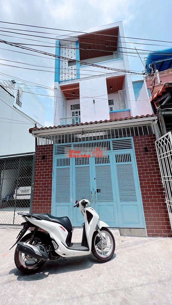 NHÀ MỚI Ở NGAY HẺM 6M GÒ DẦU TÂN PHÚ 3 TẦNG 60M2 CHỈ 6xTy