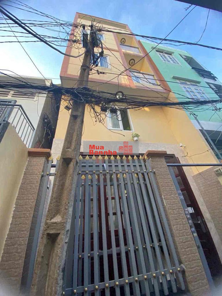 CHDV trệt 4 lầu, 8pn, 8wc thu nhập 30tr/tr, Giá 6.2 tỷ