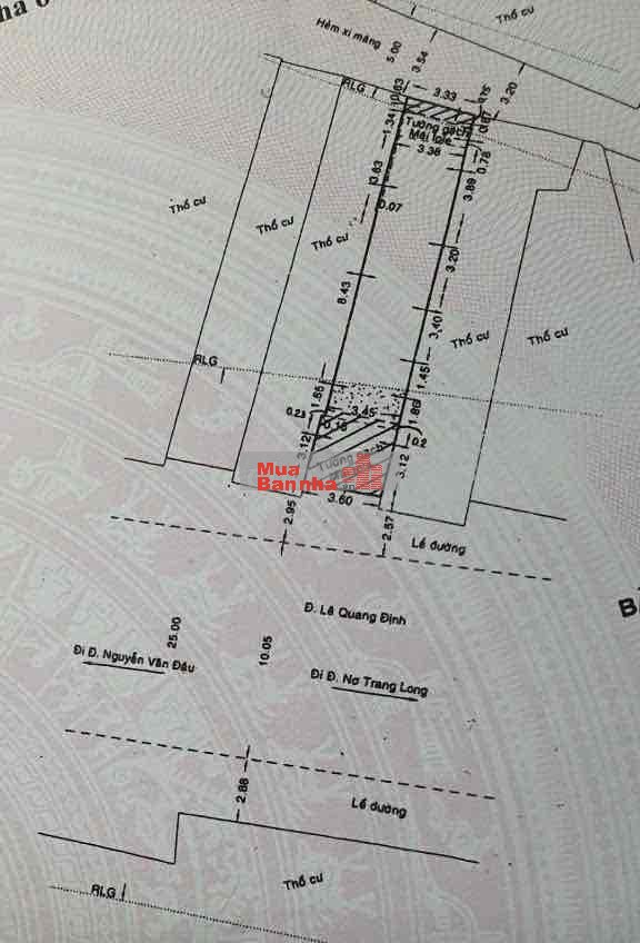 Nhà mặt tiền 266 Lê Quang Định cần bán