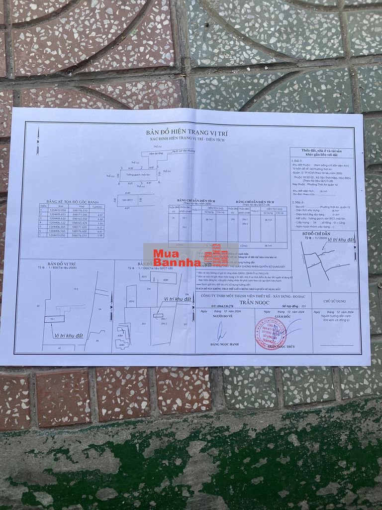 Bán nhà 38m gác đúc 2p ngủ trẩn thị cờ qu12 hcm