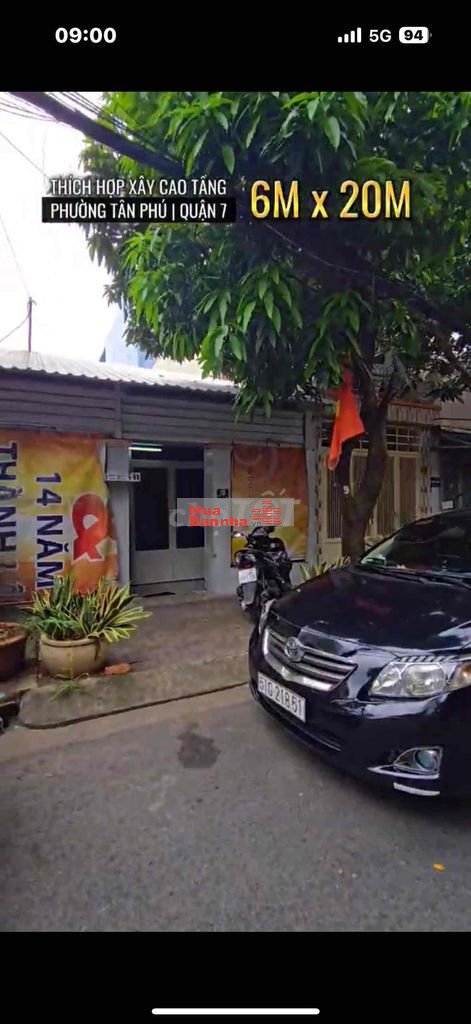 Nhà phố mặt tiền đường số 18 kế bên chợ Tân Mỹ !