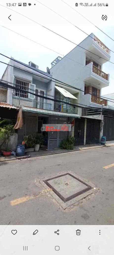 Bán căn nhà chính chủ mặt tiền đường số 6, BHH, Bình Tân, Gần AEON TP