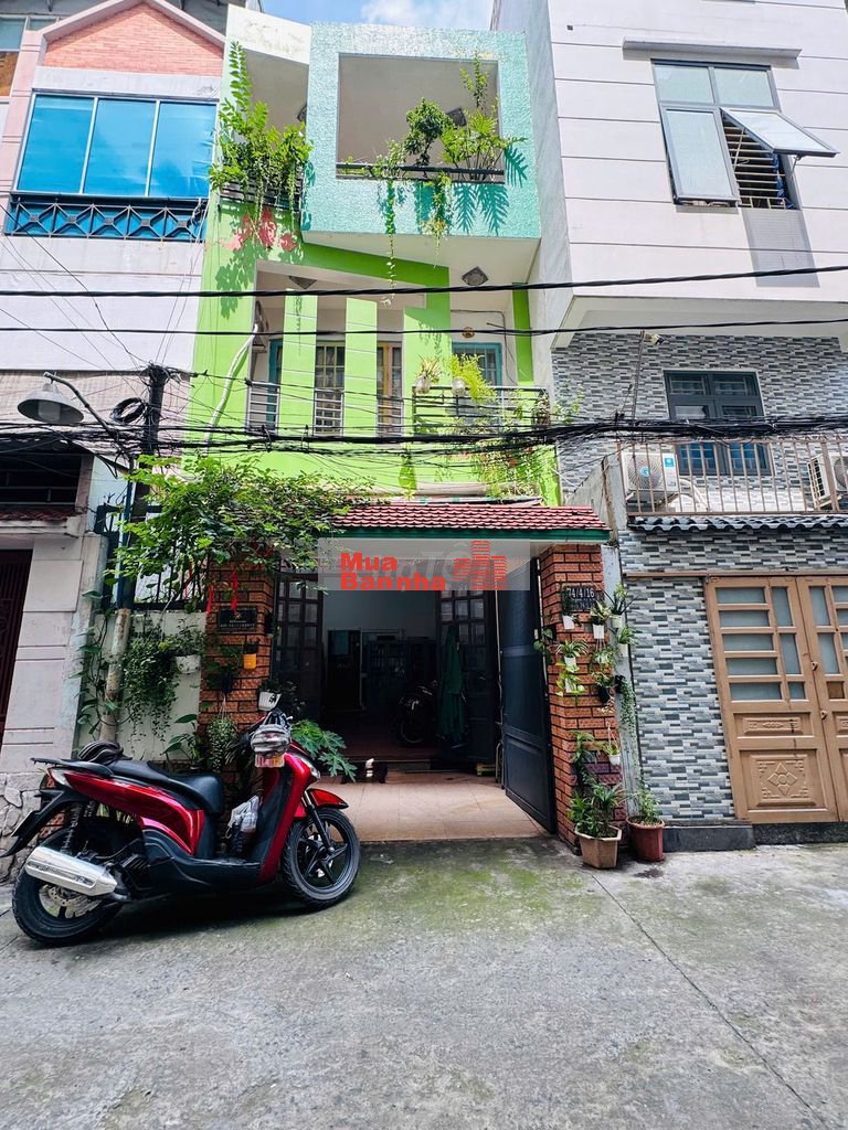 Vip Khu Sân Bay 12,6 tỷ 6/3 Đặng Văn Sâm p2 TB DT 4,5x16 Trệt 2 Lầu