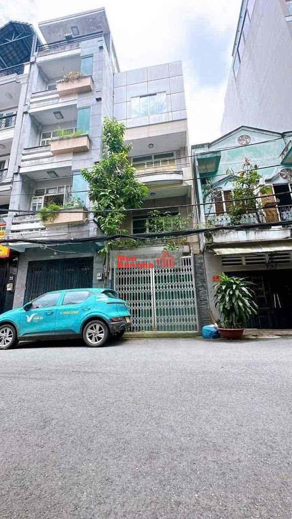 NHÀ MẶT TIỀN ĐƯỜNG SỐ RỘNG 8m TẠI Q4 - XE HƠI NGỦ TRONG NHÀ - KHU DCHH