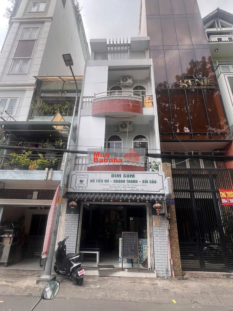 Bán MT Đường Cư Xá Đô Thành 4x14 2 lầu ST Hđt 25tr Giá 18 tỷ