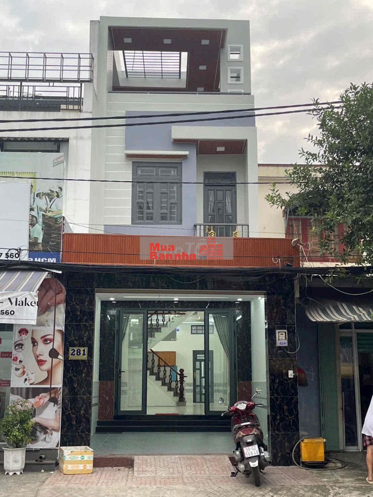 Bán nhà 4x20m.xây 2 Lầu .Mặt Tiền đường Trần thị cờ(khúc ngay chợ)Q12