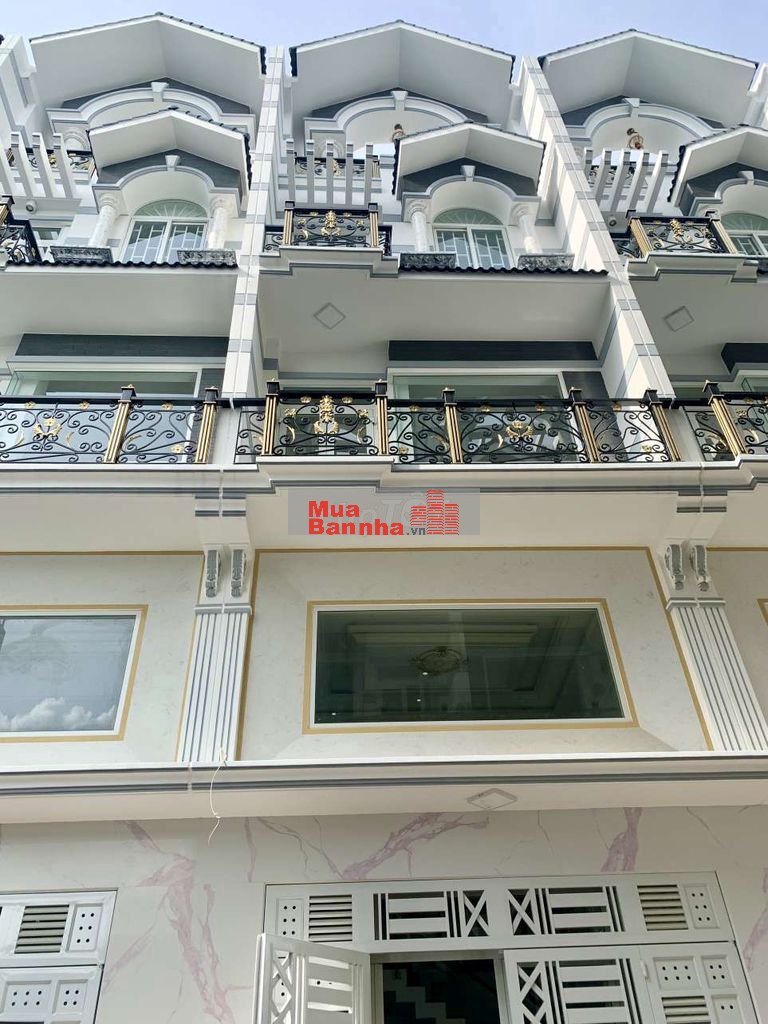 Khu Biệt Thự Phố 1 lững 3 lầu A.D.Vương 4.5x12m,SH