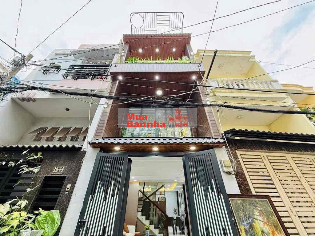 NHÀ ĐẸP GIÁ RẺ + HẺM XE HƠI + 4 TẤM + KHU DÂN TRÍ CÁO GIÁ CHỈ HƠN 5 TỶ