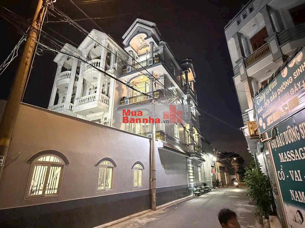 Giảm sốc 1.2 tỷ nhà 4mx25m 4 tầng góc 2 mặt tiền đường Thới An 13