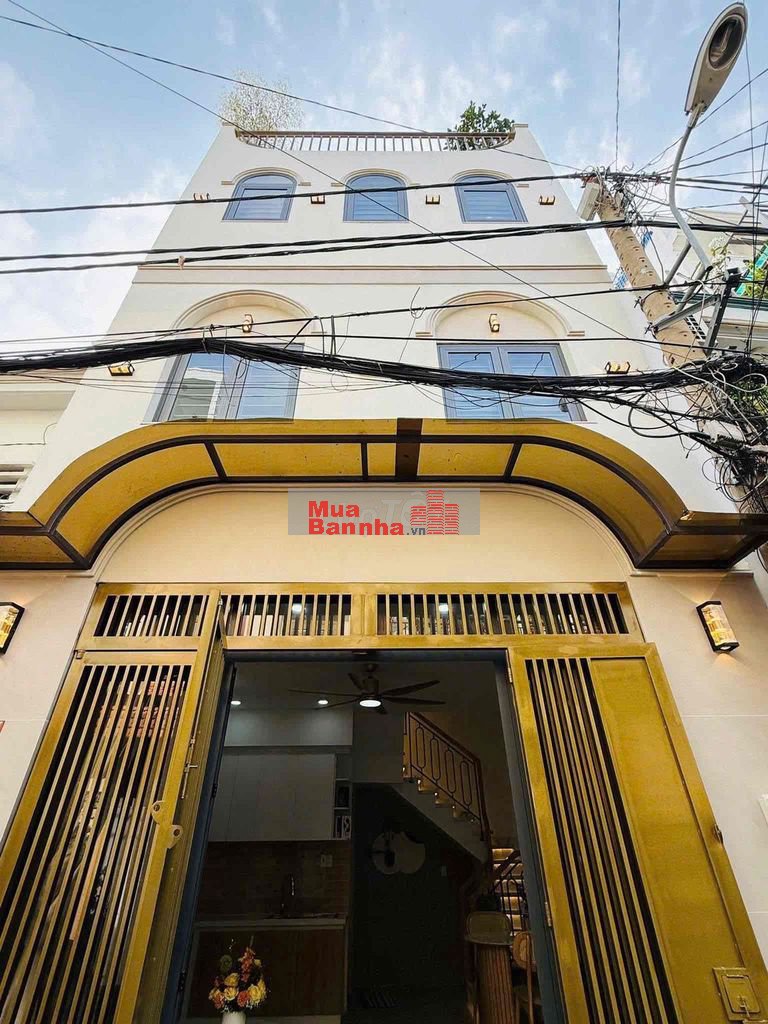 CĂN SIÊU PHẨM NHÀ PHỐ CAO CẤP NGANG 5M TUYỆT ĐẸP HẺM XE TẢI