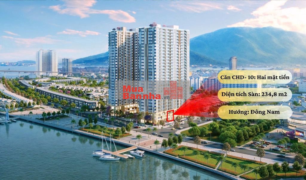 Shophouse khối đế 2 tầng, 2 MT đường Hồ Hán Thương kinh doanh cực tốt