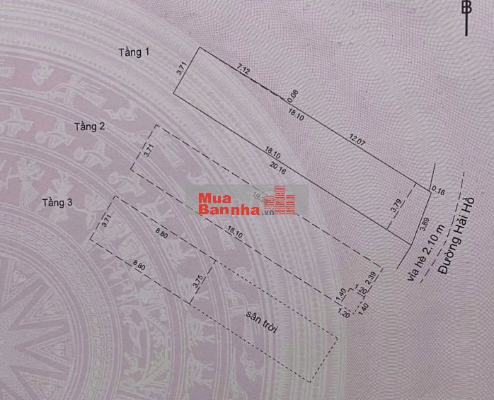 CC bán nhà mặt tiền Hải Hồ