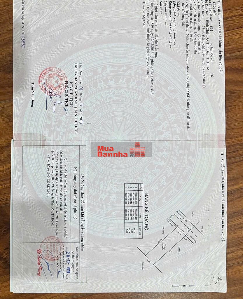 CC bán nhà 68/28 NCQ