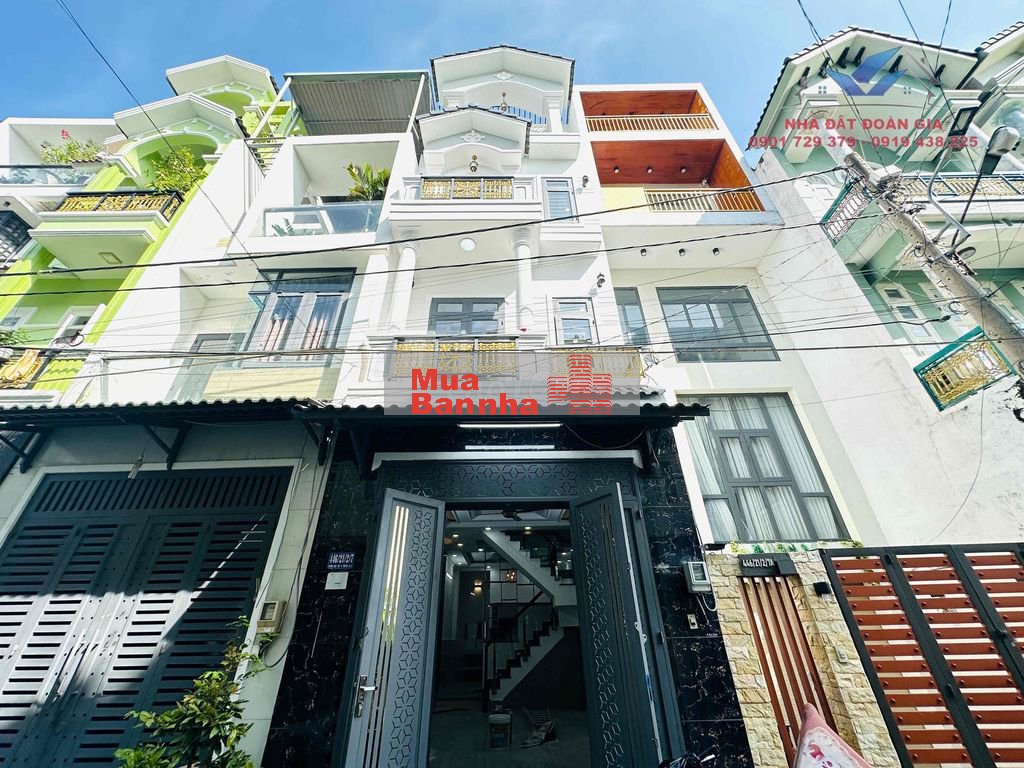 Nhà 4m x 13m 4 tầng hẻm 7m KDC đồng bộ đường Lê Thị Riêng P.Thới An