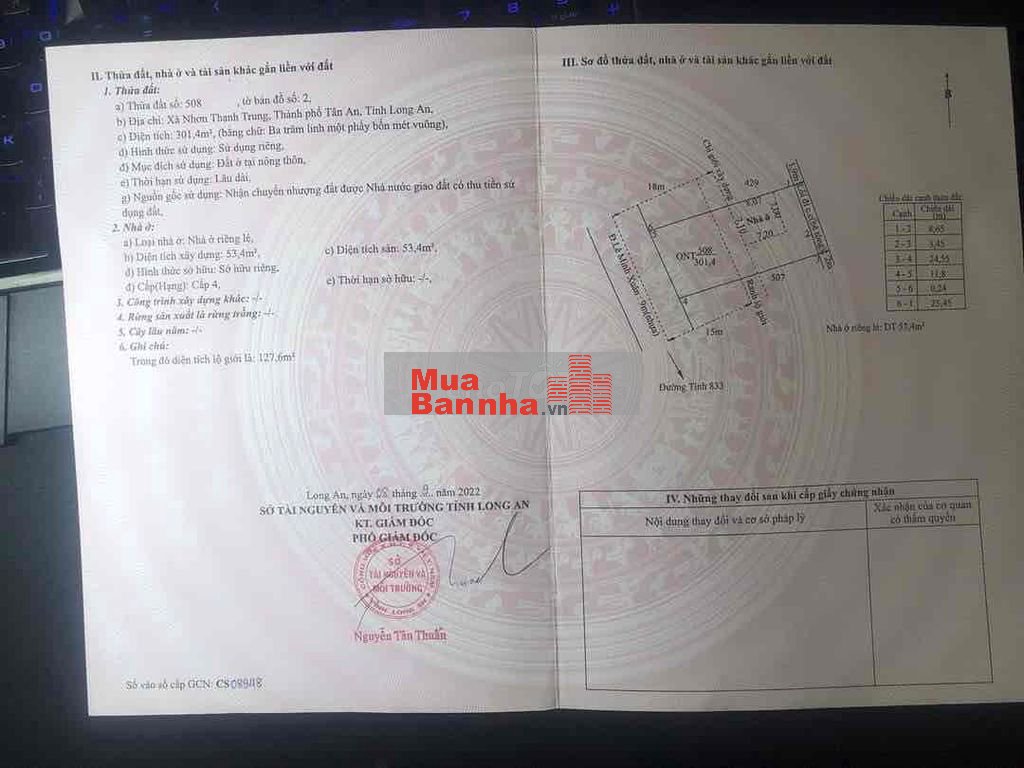 Bán Nhà Vườn Nghĩ Dưỡng Mặt Tiền Lê Minh Xuân Tp Tân An Đã Hoàn Công