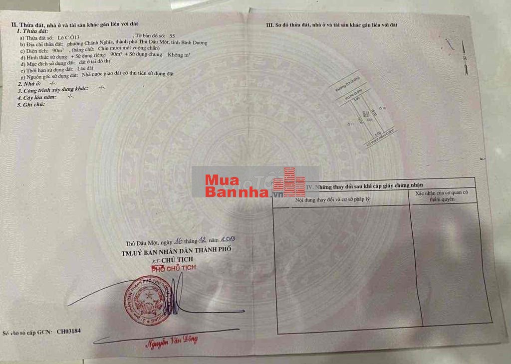 Nhà mặt tiền D3 tdc Chánh Nghĩa 5x18 thổ cư 100% 2 PN • Hướng Tây Bắc