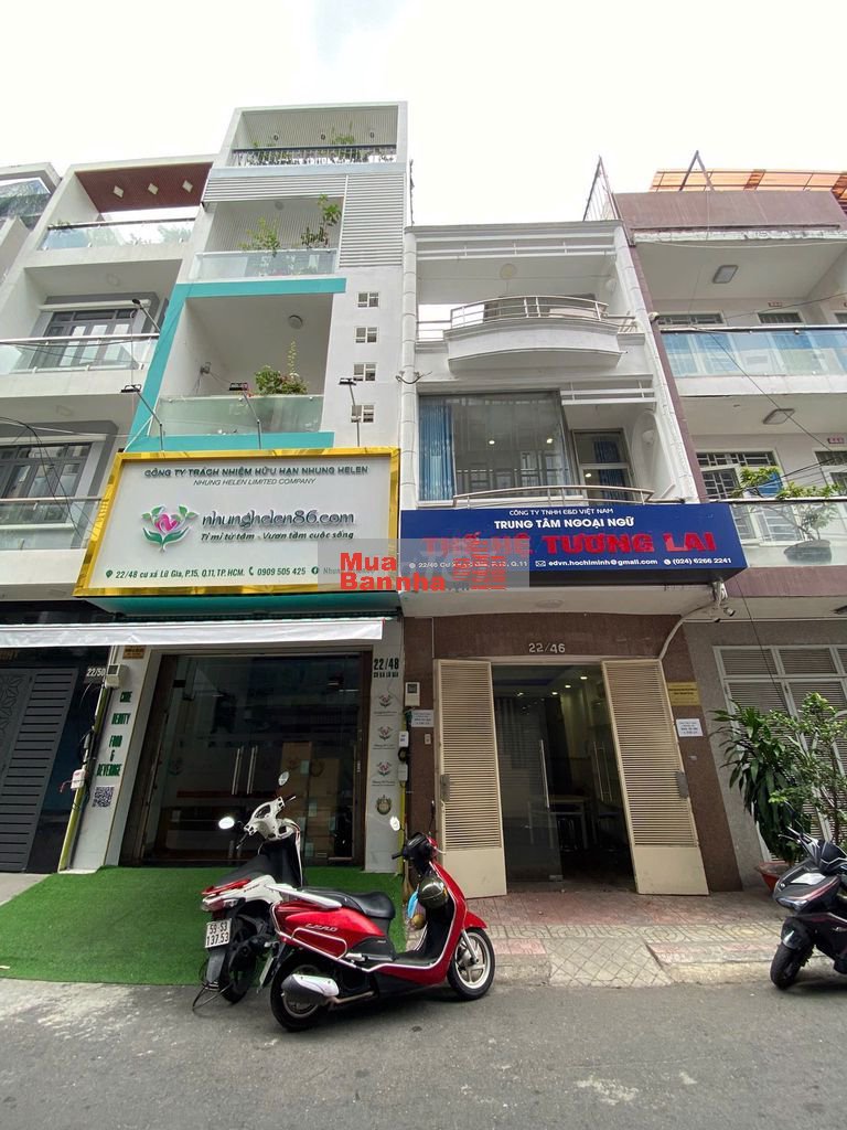 Cần bán nhà 22/48 Lữ Gia đường thông hẻm 7m. DT: 4 x 15m, 5 tầng đẹp