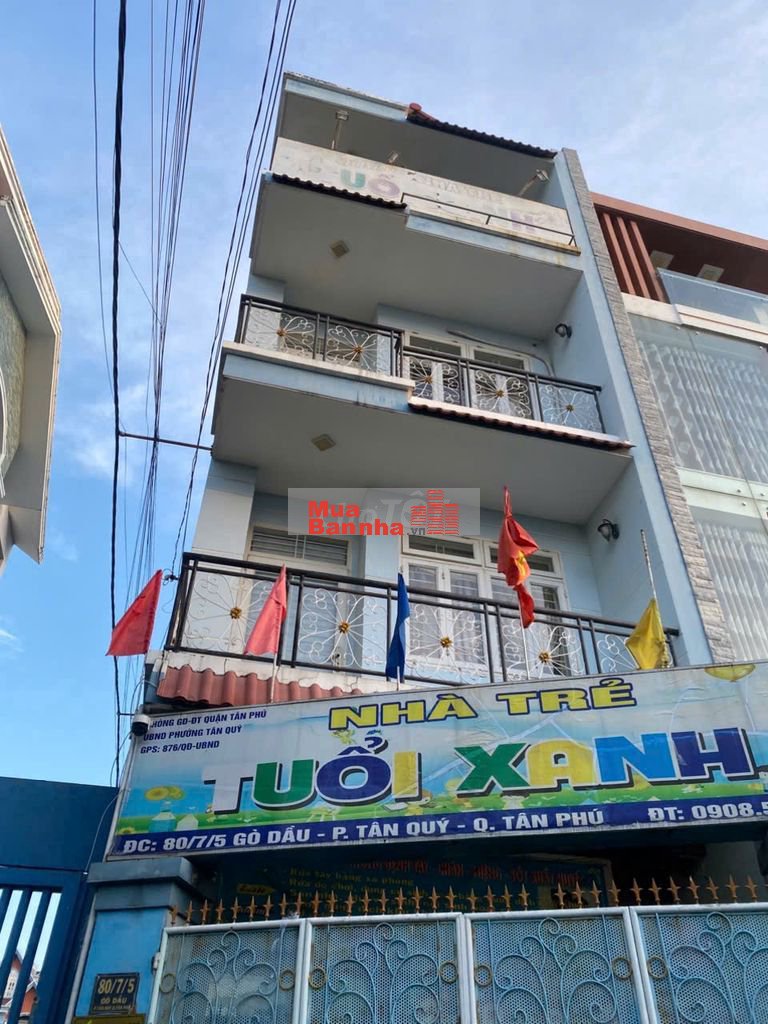 Căn góc 2MT hẻm nhựa 8m GÒ DẦU. DT:4.5X17M. 4 tấm. Giá: 10.7 tỷ